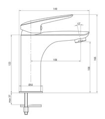 Segisti Deante Coriander automaatse ventiiliga BCN 021N, chrome цена и информация | Смесители | kaup24.ee