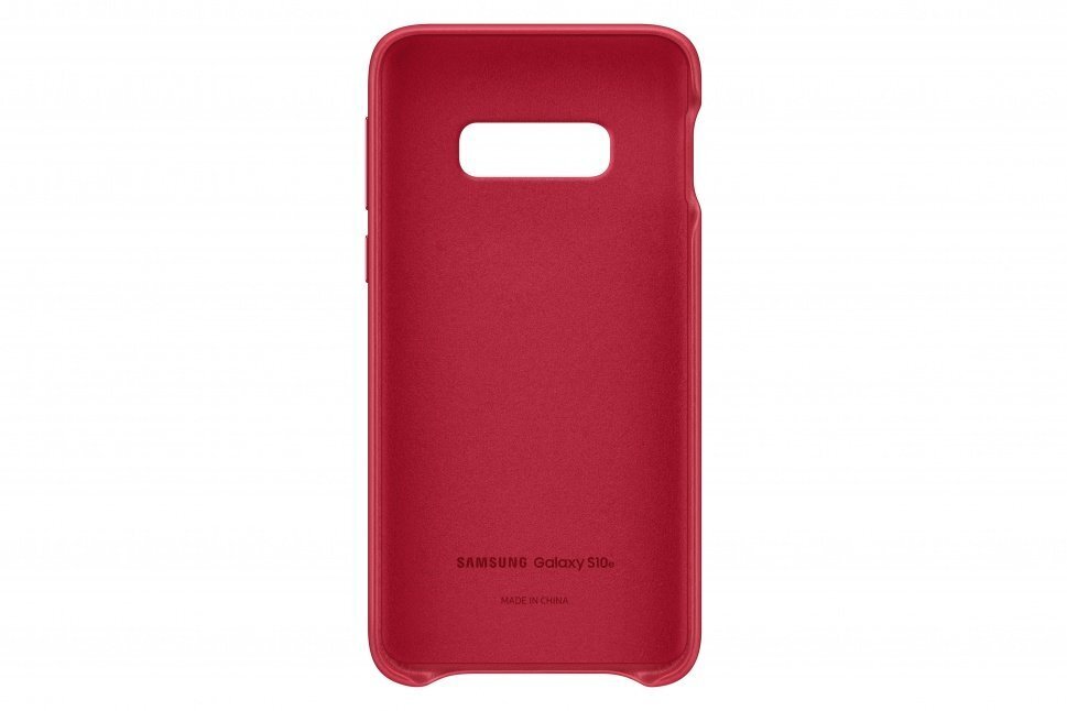 Samsung EF-VG970LRE Original Leather back cover case for Galaxy S10e (G970) Red hind ja info | Telefoni kaaned, ümbrised | kaup24.ee