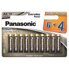 Patareid Panasonic LR6EPS/10BW (6+4) цена и информация | Батарейки | kaup24.ee