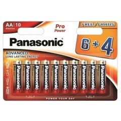 Panasonic Pro Power батарейки LR6PPG/10B (6+4шт) цена и информация | Батарейки | kaup24.ee