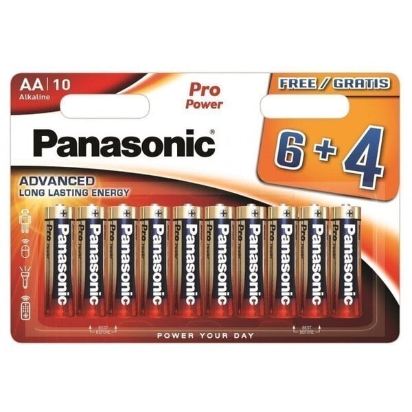 Patareid Panasonic LR6PPG/10B (6+4tk) hind | kaup24.ee