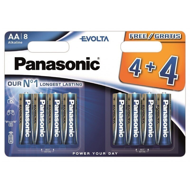 Patareid Panasonic LR6EGE/8B (4+4) hind ja info | Patareid | kaup24.ee