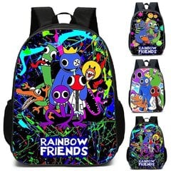 Rainbow Friends seljakott suure mahutavusega seljakott koolikotid lastele poiss-tüdruk hind ja info | Koolikotid, sussikotid | kaup24.ee