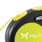 Flexi automaatne rihm Neon New L, kollane, 5 m цена и информация | Koerte jalutusrihmad | kaup24.ee