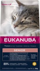 Корм Eukanuba Senior с курицей, 2 кг цена и информация | Сухой корм для кошек | kaup24.ee