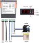 Komplektis 2 12 V temperatuuriregulaatorit, universaalne digitaalne termostaat STC-1000 koos NTC temperatuurianduriga, kraadise temperatuuri kontroller цена и информация | Köögitarbed | kaup24.ee