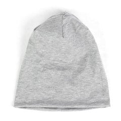 (Helehall) Naised Mehed Unisex kootud talvemüts vabaaja nokamütsid Ühevärvilised Hip-hop Snap Slouch Skullies Bonnet nokamüts hind ja info | Naiste mütsid ja peapaelad | kaup24.ee