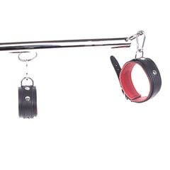 Kiotos Steel Spreader Bar set - Red Leather цена и информация | БДСМ и фетиш | kaup24.ee