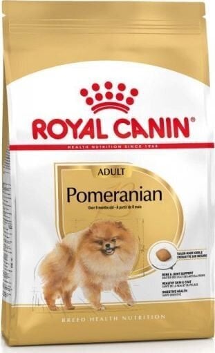 Royal Canin Breed Pomeranian Adult täiskasvanud kääbusspitsi tõugu koertele, 3 kg цена и информация | Kuivtoit koertele | kaup24.ee