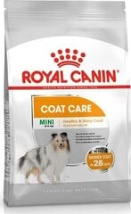 Royal Canin Ccn Mini Coat Care väikest tõugu täiskasvanud koertele 8 kg hind ja info | Kuivtoit koertele | kaup24.ee