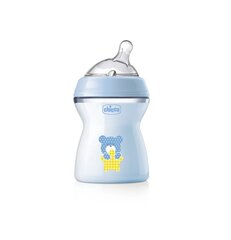 Бутылочка Chicco Natural Feeling Boy, 2 мес+, 250 мл цена и информация | Бутылочки и аксессуары | kaup24.ee