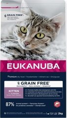 Корм Eukanuba premium с курицей, 2 кг цена и информация | Сухой корм для кошек | kaup24.ee