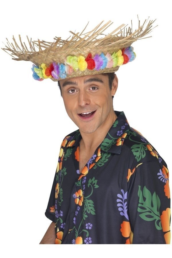 Hawaii müts lilledega hind ja info | Karnevali kostüümid | kaup24.ee
