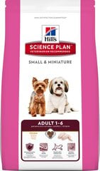 Корм Hill's Science Plan Adult 1-6 с курицей, для взрослых маленьких и миниатюрных собак, 1,5 кг цена и информация | Сухой корм для собак | kaup24.ee