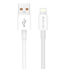 Jellico B1 Устойчивый-Эластичный кабель Lightning to USB для iPhone & iPad 1м белый цена и информация | Кабели для телефонов | kaup24.ee