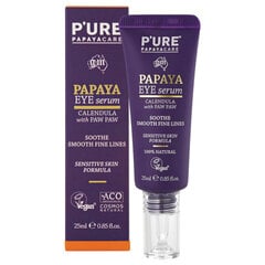 P'ure Papaya Eye Serum – Сыворотка для глаз с папайей 25 мл цена и информация | Сыворотки, кремы для век | kaup24.ee