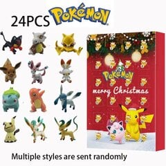 Pokemonifiguur 2024 seiklusskandaal Xmas hind ja info | Kalendrid, märkmikud | kaup24.ee