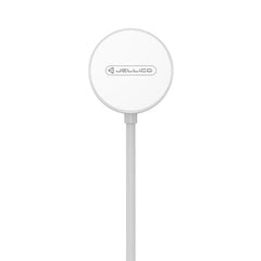 Jellico W9 Магнитный Фикс 3W Беспроводная Универсальная Зарядка для Apple Watch USB-C 1m Кабель Белый цена и информация | Аксессуары для смарт-часов и браслетов | kaup24.ee