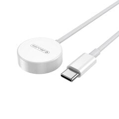 Jellico W9 Магнитный Фикс 3W Беспроводная Универсальная Зарядка для Apple Watch USB-C 1m Кабель Белый цена и информация | Аксессуары для смарт-часов и браслетов | kaup24.ee