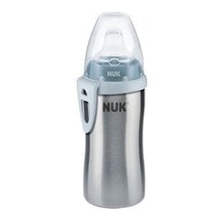 Joogipudel Nuk Active Cup, sinine, 12+ kuud, 215 ml hind ja info | Lutipudelid ja aksessuaarid | kaup24.ee