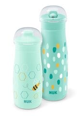 Komplekt Nuk Mini-Me, mündivärvi: joogitops, 9+ kuud, 300 ml + joogitops kõrrega, 12+ kuud, 450 ml hind ja info | Lutipudelid ja aksessuaarid | kaup24.ee