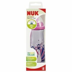 Nuk Sports Cup joogipudel, roosa, 24+ kuud, 450 ml hind ja info | Lutipudelid ja aksessuaarid | kaup24.ee