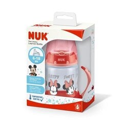 Pudel temperatuurikontrolliga Nuk Disney Minnie Mouse, 6-18 kuud, 150 ml hind ja info | Lutipudelid ja aksessuaarid | kaup24.ee