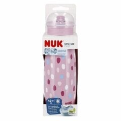 Nuk Mini-Me joogipudel, roosa, 12+ kuud, 450 ml hind ja info | Lutipudelid ja aksessuaarid | kaup24.ee