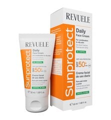 Päikesekaitsekreem näole spf 50+ Revuele Oil Control, 50 ml hind ja info | Näokreemid | kaup24.ee