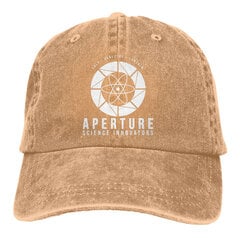 (One Size Khaki)Aperture Science Pesapallimütsid Peaked Cap Portal Game Chell Atlas P-Body päikesevarjumütsid meestele hind ja info | Naiste mütsid ja peapaelad | kaup24.ee