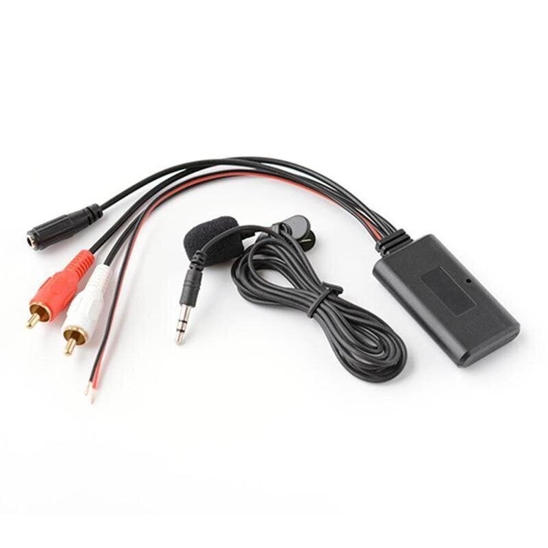 Bluetooth-ühilduv A2DP muusika voogesitus 12 V autoraadiosse RCA 3,5 mm Aux RCA peas stereo meesadapter hind ja info | USB adapterid tehase helisüsteemile | kaup24.ee