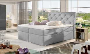 Кровать NORE Balvin, 140x200 см, серая цена и информация | Кровати | kaup24.ee