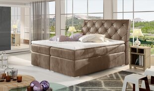 Кровать NORE Balvin, 160x200 см, светло-коричневая цена и информация | Кровати | kaup24.ee