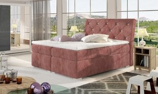 Кровать NORE Balvin, 180x200 см, розовая цена и информация | Кровати | kaup24.ee