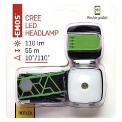 Pealamp 110 lm,55m,Li-Pol 850mAh hind ja info | Emos Sport, puhkus, matkamine | kaup24.ee