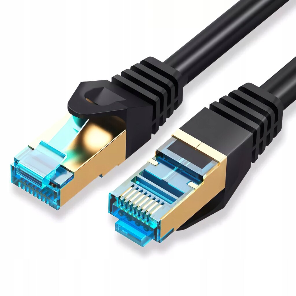 Võrgukaabel LAN kuldne vask + sftp cat7 1,5 m patchcord rj45 7 ethernet цена и информация | Kaablid ja juhtmed | kaup24.ee