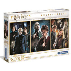 Puslede komplekt Clementoni 61884 Harry Potter, 3 x 1000 osa hind ja info | Pusled | kaup24.ee