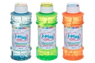 Жидкость для мыльных пузырей i-Play, 300 мл цена и информация | Игрушки для песка, воды, пляжа | kaup24.ee