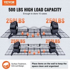 Тяжелые полки Vevor, 183x61 см, 227 кг цена и информация | Стеллажи, полки | kaup24.ee