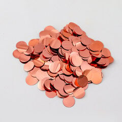 10/30/50g Rose Gold Heleroosa segatud ümmargune Shape Paper Confetti-Rose kuld цена и информация | Для вечеринок и праздников | kaup24.ee