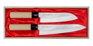 Satake Magaroku Saku komplekt 2 kokanuga + Santoku цена и информация | Ножи и аксессуары для них | kaup24.ee