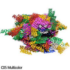 Hõbedane roosa kuld 18 30 40 50 60 Konfettid Palju õnne sünnipäevaks tähed laud-C05-mitmevärviline цена и информация | Для вечеринок и праздников | kaup24.ee