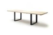 Pikendatav laud MC Akcent Dayton, 180/280x100 cm, helepruun/hall hind ja info | Köögi- ja söögilauad | kaup24.ee