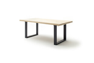 Раскладной стол MC Akcent Dayton, 200 / 300x100 см, светло-коричневый / серый цена и информация | Кухонные и обеденные столы | kaup24.ee