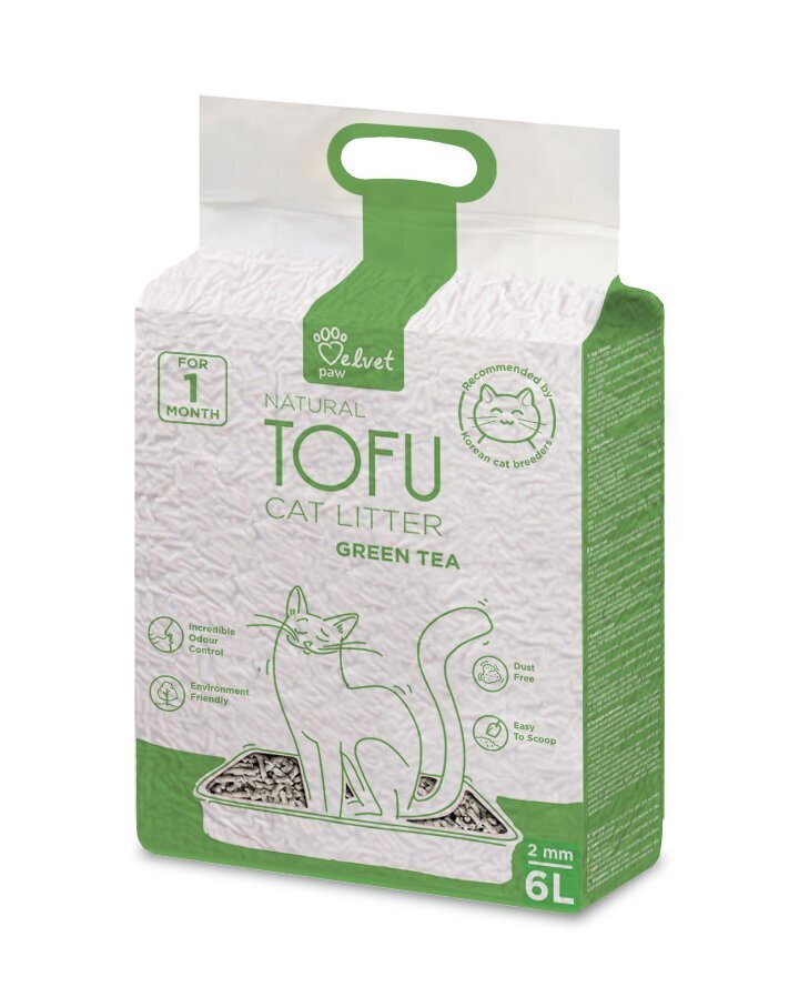 Kassiliiv rohelise tee ekstraktiga Velvet Paw Tofu 6 l цена и информация | Kassiliiv | kaup24.ee