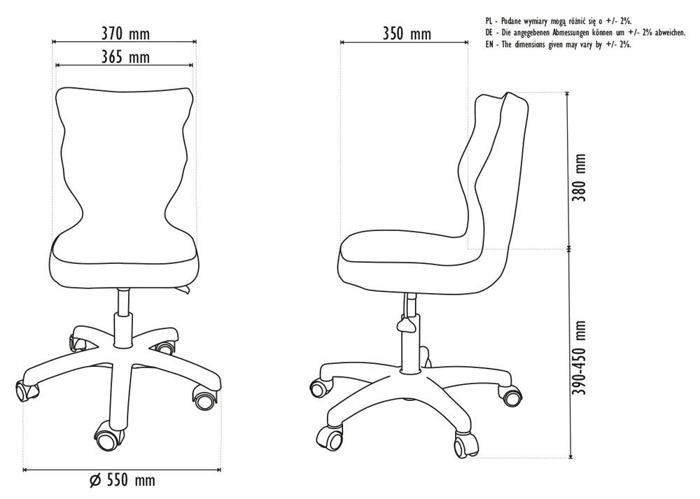 Ergonoomiline lastetool Entelo Good Chair Petit ST31 4, värviline цена и информация | Kontoritoolid | kaup24.ee