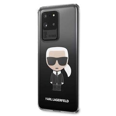 Karl Lagerfeld KLHCS69TRDFKBK S20 Ultra G988 czarny|black Karl Ikonik цена и информация | Чехлы для телефонов | kaup24.ee