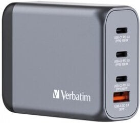 Lādētājs Verbatim Wall Charger 100W Grey цена и информация | Зарядные устройства для телефонов | kaup24.ee