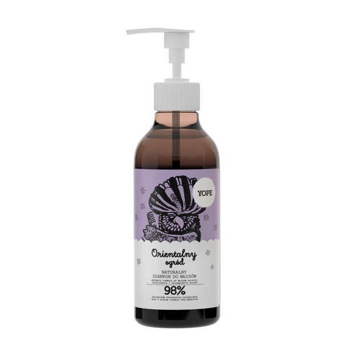 Naturaalne šampoon kuivadele, kahjustatud juustele Yope Orientalny Ogrod 300 ml hind ja info | Šampoonid | kaup24.ee