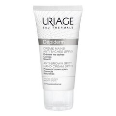 Kätekreem pigmendilaikude vastu Uriage Depiderm SPF15 50ml hind ja info | Kehakreemid, losjoonid | kaup24.ee